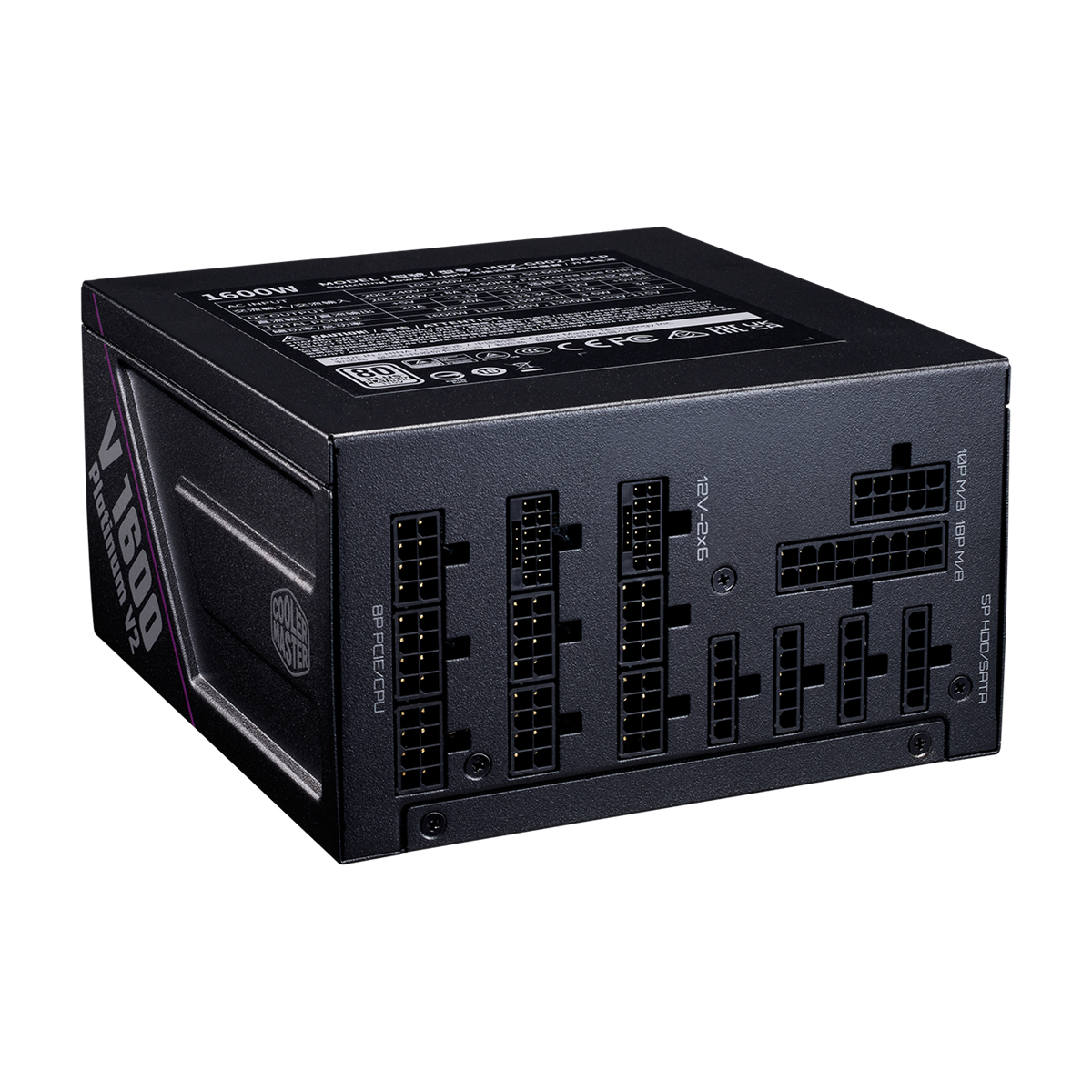 Cooler Master Power Supply 1600 Watts V PLATINUM V2 FM Cooler Master Power Supply 1600 Watts V PLATINUM V2 FM